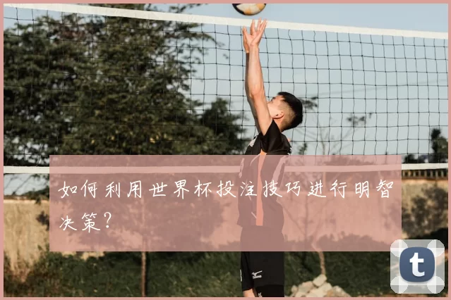 如何利用世界杯投注技巧进行明智决策？