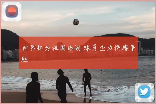 世界杯为祖国而战 球员全力拼搏争胜