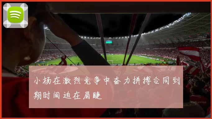 小杨在激烈竞争中奋力拼搏合同到期时间迫在眉睫